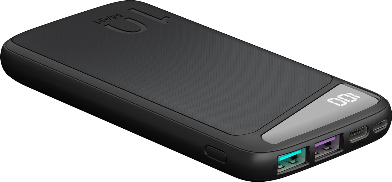Fast Charge Power Bank acumulator extern 10000mAh USB type C PD QC 3.0 Goobay